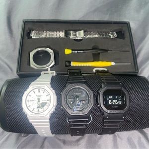 3 Casio G-Shock watches with AP mod kit for Casioak